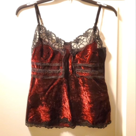 Arrogant Cat London Other - Beautiful Maroon Velvet Top